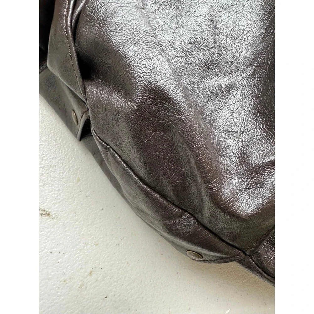Vintage Kooba Vegan Leather Slouchy Bohemian Mombasa Aesthetic Hobo Shoulder Bag